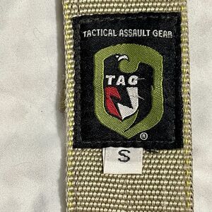 TAG [Tactical Assault Gear ] Heavy Duty Riggers Belt Sz Small Authentic USGI